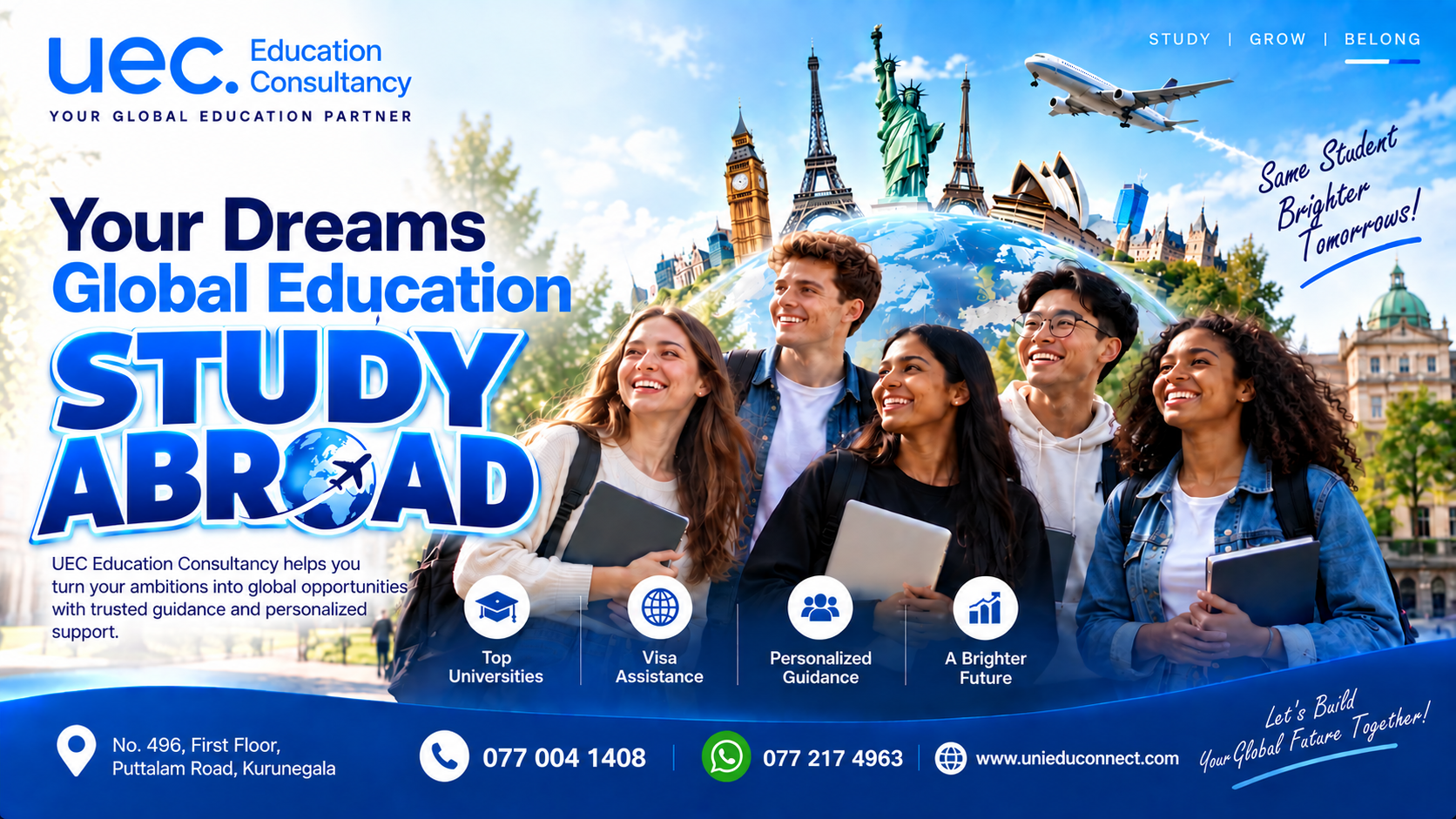UEC Education Consultancy – Your Global Education Partner – Study Abroad